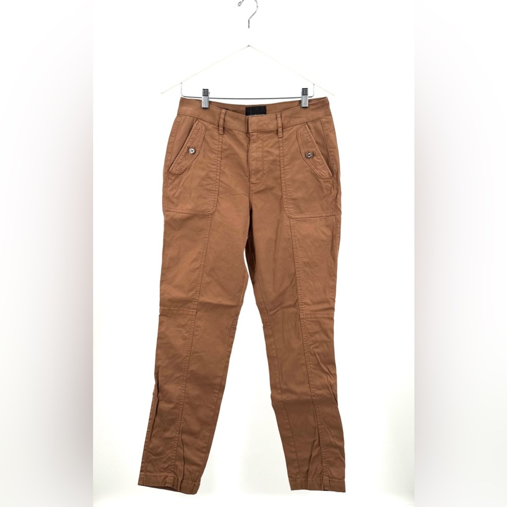 White House Black Market High Rise Pret-A-Jet Slim Ankle Pants Glazed Praline 8L
